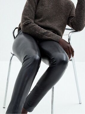 Simons Faux Leather Leggings